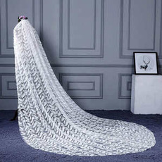 Voile de mariée ivoire 3m plume accessoires de mariage voile voile de mariage fantastique