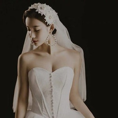 Voile de style chapeau rétro dentelle voile clouté de diamants accessoires de mariée voile