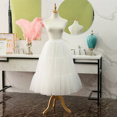 Jupon en organza noir, jupon de robe de soirée cosplay, jupon Lolita, jupe tutu de ballet, jupon long, Longueur 80cm