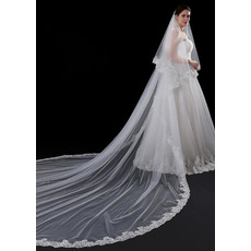 Accessoires de mariage nuptiale voile voile dentelle chapelle voile