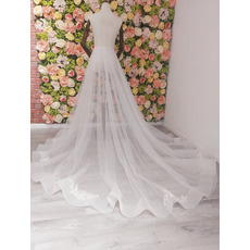 Train de mariée en dentelle amovible Train de robe de mariée Train attaché sur mesure