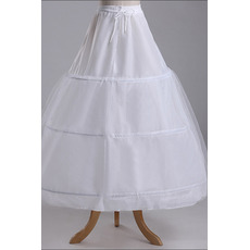 Petticoat de mariage la norme Longue Robe de mariée Glamour Taffetas en polyester