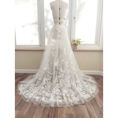 Train de robe de mariée Train détachable de mariée Train de mariage détachable en dentelle