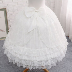 Jupon lolita à chevrons carte lolita jupon A-line avec sacoche à extension réglable