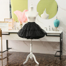 mariée mariage mini crinoline, robe de bal à volants jupon court, jupe bouffante