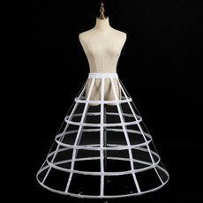 5 cercles creux cage à oiseaux performance de danse nuptiale cosplay cinq cercles avec os jupon réglable