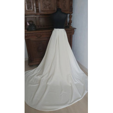 Jupe avec poches jupe de mariée jupe sépare mariage train détachable jupe amovible