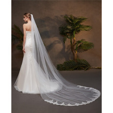 Voile de mariée en dentelle Boutique voile monocouche avec accessoires de mariage en peigne à cheveux