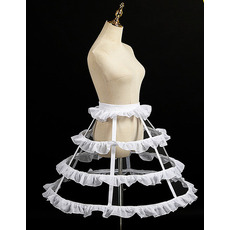 Lolita cage à oiseaux jupon creux jupon à volant réglable longueur 55CM