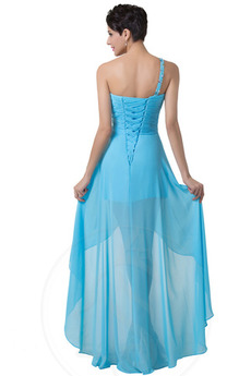 Robe de cocktail Laçage Festin Mousseline noble Naturel taille
