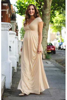 Robe de soirée Drapé semi-couverte Grandes Tailles taille haute