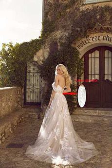 Robe de mariée Longueur Cheville Romantique Chaussez De plein air