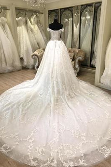 Robe de mariée Manche Courte Mancheron aligne Petites Tailles