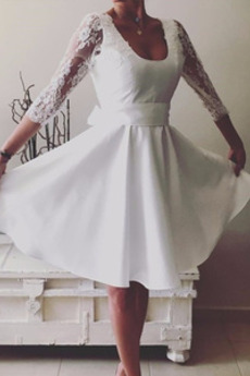 Robe de cocktail Romantique Décolleté Dans le Dos Manquant Montrer