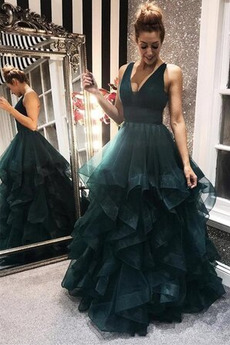 Robe de bal Dos nu Asymétrique Entrecroisé Formelle Sans Manches