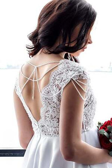 Robe de mariée Rivage Soie Sans Manches Fermeture à glissière