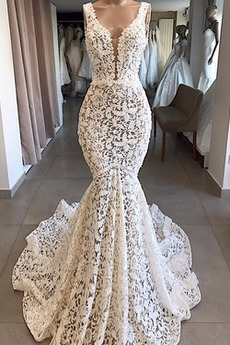 Robe de mariage Col Bateau Dentelle Médium Fermeture à glissière