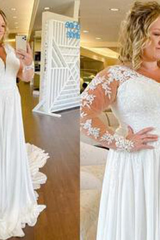 Robe de mariée a ligne Naturel taille Plage Fermeture éclair