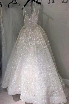 Robe de mariée Dos nu Sans Manches Drapé A-ligne Longueur Cheville