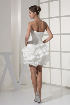 Robe de mariée Sans courroies Perle Sans Manches Luxueux mini