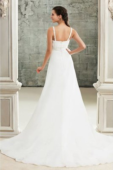 Robe de mariage Mousseline Empire Sommaire Décalcomanie Plage