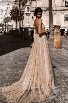 Robe de soirée Tulle Romantique aligne Fête Poire Dos nu Sans Manches