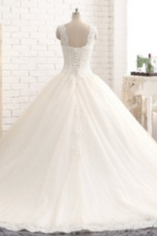 Robe de mariée Longue Chaussez Automne Salle des fêtes Sans Manches