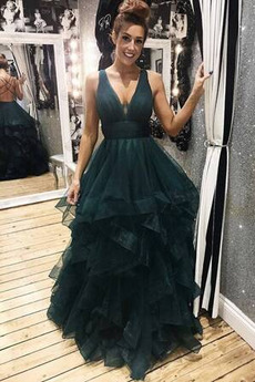 Robe de bal Dos nu Asymétrique Entrecroisé Formelle Sans Manches