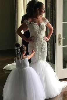 Robe de mariée Décalcomanie Petites Tailles Plage Fermeture éclair