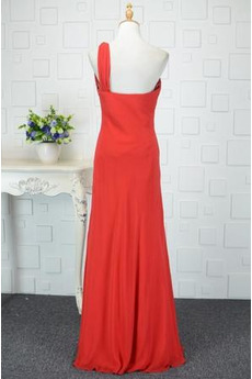 Robe de demoiselle d'honneur Milieu taille haut Norme Chiffon