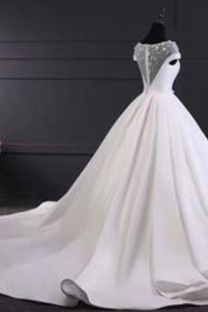 Robe de mariée Manche Courte Manquant Formelle Salle des fêtes