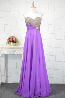 Robe de soirée a ligne Sans Manches Fermeture à glissière Manquant