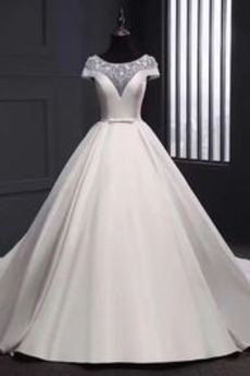 Robe de mariée Manche Courte Manquant Formelle Salle des fêtes