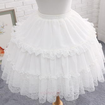 Jupon en gaze Lolita, jupon blanc/noir, jupon court, jupon de mariage, jupons de fête, longueur 47cm - Page 4