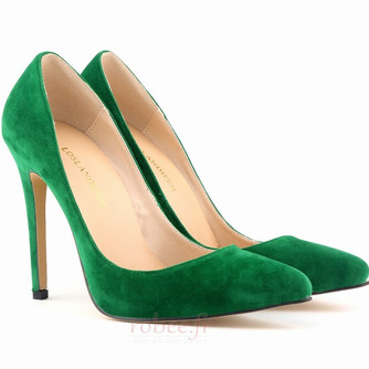 Chaussures de mariée en flanelle à talons hauts de mariée sexy multicolores 11CM - Page 8