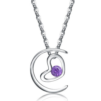 Argent plaqué décoration en forme de coeur vente chaude collier et pendentif - Page 2
