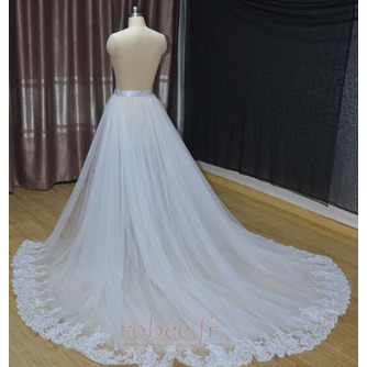 Robe de mariée détachable jupe en tulle accessoires détachables de jupe de mariée taille personnalisée - Page 3