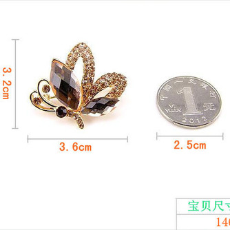 Broche en cristal brillant Haute qualité Refinement Broche en diamant incrusté en gros - Page 3