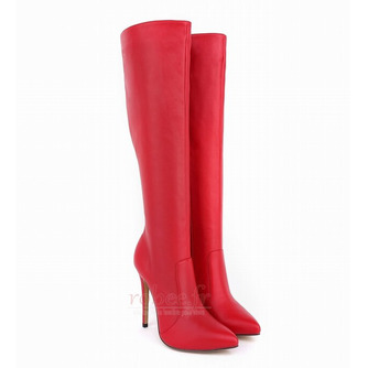 Chaussures Occident Stilettos pour femmes Bottes mi-mollet Talon haut Bottes longues à talons hauts pour femmes automne et hiver - Page 10