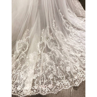 Jupe amovible de mariage pour robes jupe de mariée en dentelle appliques jupe de train détachable taille personnalisée - Page 6