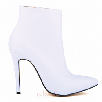 Automne et hiver tube court Martin stiletto femmes bottes chaussures mariage talons hauts bottes 11CM - Page 10