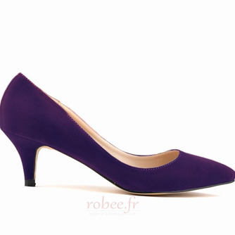 Escarpins pointus talons aiguilles banquet de mariage chaussures simples chaussures de mariage de demoiselle d'honneur - Page 3