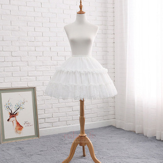Jupon en gaze Lolita, jupon blanc/noir, jupon court, jupon de mariage, jupons de fête, longueur 47cm - Page 2