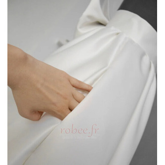 avec un gros arc jupe de mariée jupe en satin de mariage robe de mariée séparée jupe personnalisée - Page 5