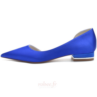 Chaussures à bout pointu Chaussures plates en satin Chaussures de soirée pour femmes - Page 3