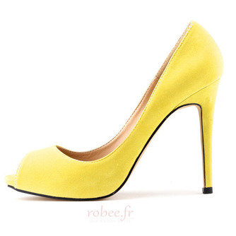 Populaire bouche de poisson flanelle talons hauts sandales de mode d'été mariage demoiselle d'honneur talons hauts - Page 1