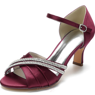 Chaussures de mariage papillon en satin côté talons aiguilles creux talons aiguilles vertes - Page 10