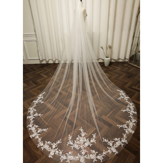 Voile de mariée en dentelle avec peigne à cheveux en métal Accessoires de mariage cathédrale Voile de 350CM - Page 3