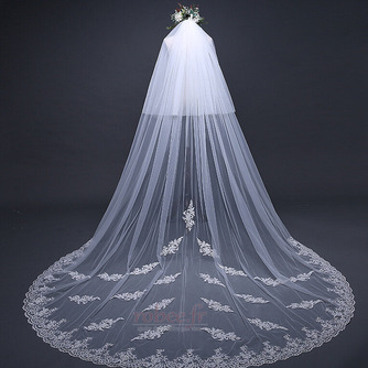 Mariage traînant s'allonger le voile exquis voile de dentelle du voile de dentelle nuptiale voile cathédrale - Page 1