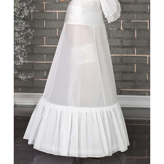 Petticoat de mariage Robe pleine Deux jantes Flouncing blanc - Page 2